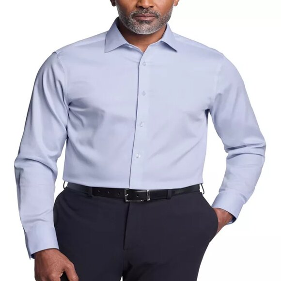 Calvin Klein Men's Steel Stretch Slim Fit Dress Shirt - Picture 1 of 9